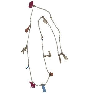 Marni Multicolor Cracker Jack Toy Charms Necklace